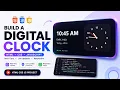 How to Create Analog Clock using HTML CSS and JavaScript Step-by-Step Tutorial