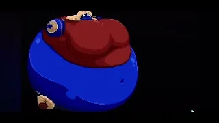 Blueberry inflation pixel girl