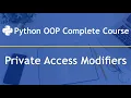 Private Access Modifier in Python OOP