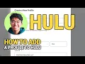 How To Add A Profile To Hulu Quick Setup