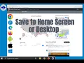 Save aviationweather gov to your home screen