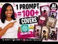 Turn ONE AI Prompt Into Unlimited Composition Notebook Covers