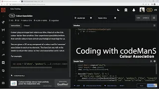 Codewars 7 kyu Colour Association JavaScript