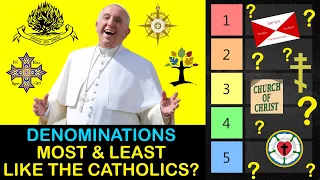 what christian denominations are most like catholics