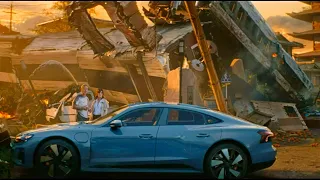 Audi E-Tron GT Car Bullet Train 2022