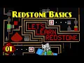 Redstone Basic Guide Let s Learn Redstone 01 Minecraft Bedrock Redstone Tutorial