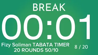 Tabata Song 20 Round 50 10 تاباتا موسيقي عربي 