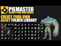 Create you own Asset Folder Library with PieMaster on Blender