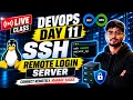 DevOps Day 11 SSH Remote Login Server SSH Configuration Remote Access Hindi 2026