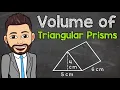 How to Find the Volume of a Triangular Prism Math with Mr J