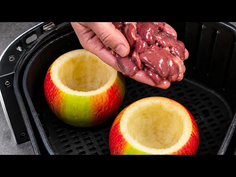 A Chef Put Liver inside Apple! Air Fryer Million-Dollar Recipe! It will Melt in Your Mouth!