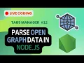Parse Open Graph Data Tabs Manager