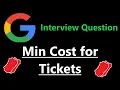 Minimum Cost for Tickets - Dynamic Programming