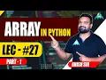 Array in Python By Anish sir