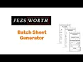 Revit API Batch Sheet Generator
