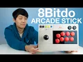 8BitDo Arcade Stick Review and Unbox - NO SOLDER REQUIRED