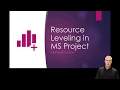 Resource Management III Resource Leveling in MS Project
