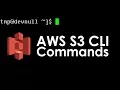 AWS S3 CLI Tutorial AWS S3 CLI and S3API Basic Commands