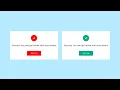 Flash message UI with just HTML CSS