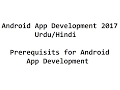 2 Prerequisits for Android App Development