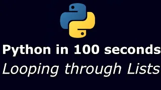 Python Tutorial for Absolute Beginners - Looping through Lists fast pace