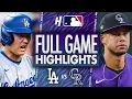 Los Angeles Dodgers vs Colorado Rockies - FULL GAME HIGHLIGHTS August 19 2026 MLB Season
