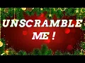 Unscramble Me Christmas Edition