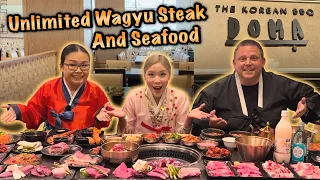 We Ate EVERYTHING at DOMA Korean BBQ Buffet in Vegas