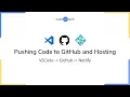 VSCode to GitHub to Netlify Code Upload Hosting and Deployment workat tech
