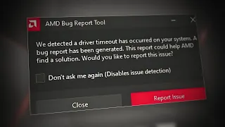 AMD Driver Timeout Error - POSSIBLE solution