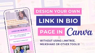 Design a Link in Bio Page for Instagram in Canva