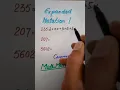 Expanded Notation shorts in expanded form form