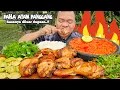 Download Lagu MUKBANG PAHA AYAM PANGGANG + ANTANAN + JENGKOL MENTAH + SIRIH CINA + SAMBAL TERASI