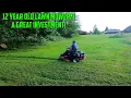 Old 350 Craigslist Lawn Mower Still Lays Down Stripes Lawn Mowing With Toro TimeCutter