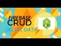 How to delete data from firebase database using Node Js