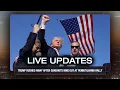 SHOOTER DEAD Trump bloodied rushed off stage as gunshots heard at Rally Live