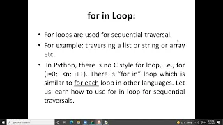 PPS Unit-II Part 2 While Loop For loop in python python