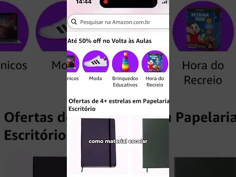 Até 60% off + frete grátis no app da Amazon!