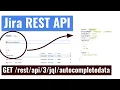 Jira REST API - Get JQL autocomplete data