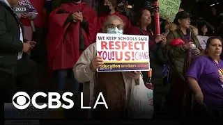 LAUSD looking to avoid work stoppage as labor negotiations continue