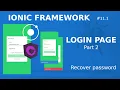 Ionic Tutorial 1 - Login Page