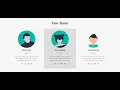 Responsive Our Team page using HTML CSS Quick tips and tricks