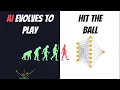 A I Evolves to Play Hit the Ball Neural Network Genetic Algorithm