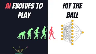 A I Evolves to Play Hit the Ball Neural Network Genetic Algorithm