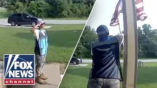 Amazon driver goes VIRAL after patriotic salute