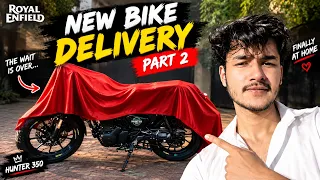 Royal Enfield Hunter 350 Delivery! 😍 New Bike Delivery Vlog