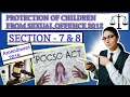 SECTION - 7 8 OF POCSO ACT knowledgeoflaw6545