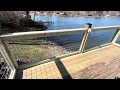 Deck Transformation Custom Handrails Gate with Hog Wire Panels The Peaceful Grind