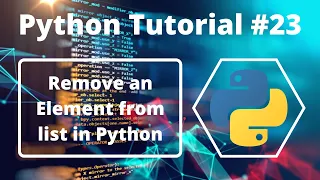 - How to Remove an Element From List in Python in Hindi Python Tutorial in Hindi