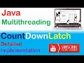 CountDownLatch Complete Understanding Control Thread Execution Java Multithreading